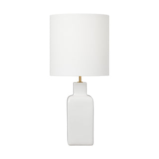 Buy new-white-with-white-linen-glass-and-white-shade Anderson Table Lamp by Visual Comfort Studio