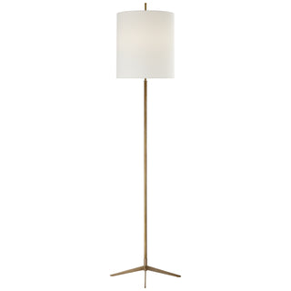 Buy hand-rubbed-antique-brass Caron Floor Lamp by Visual Comfort Signature