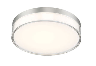 Buy brushed-nickel Flush Mount Outdoor (Wet) Flush Mount Ceiling Light by Minka-Lavery