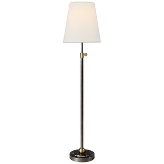 Buy bronze-and-hand-rubbed-antique-brass-with-4-x-6-x-6-25-linen-glass-and-white-shade Bryant Lamp by Visual Comfort Signature