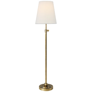 Buy hand-rubbed-antique-brass-with-4-x-6-x-6-25-linen-glass-and-white-shade Bryant Lamp by Visual Comfort Signature