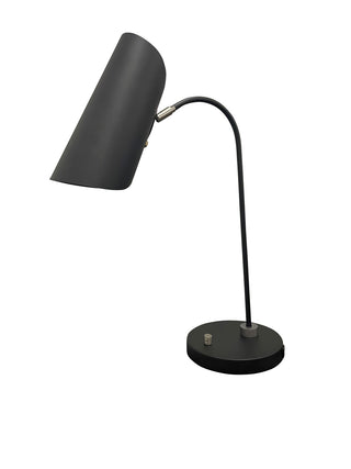 Buy black-satin-nickel-with-metal-glass Logan Table Lamp by House of Troy