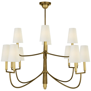 Buy hand-rubbed-antique-brass Farlane Chandelier by Visual Comfort Signature