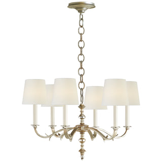 Buy burnished-silver-leaf Channing Chandelier by Visual Comfort Signature