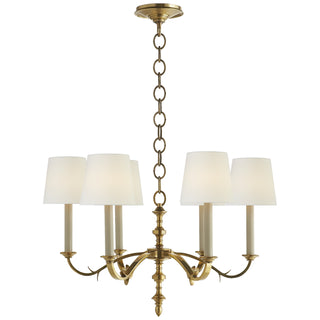 Buy hand-rubbed-antique-brass Channing Chandelier by Visual Comfort Signature