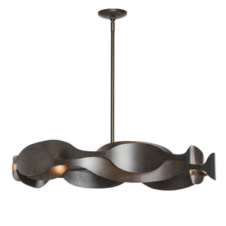 Buy dark-smoke Waves Pendant by Hubbardton Forge