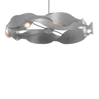Buy vintage-platinum Waves Pendant by Hubbardton Forge