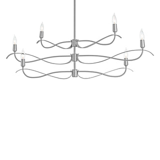 Buy vintage-platinum Willow Chandelier by Hubbardton Forge