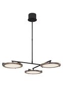 Shuffle Outdoor (Damp) Chandelier by Visual Comfort Modern