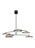 Shuffle Outdoor (Damp) Chandelier by Visual Comfort Modern