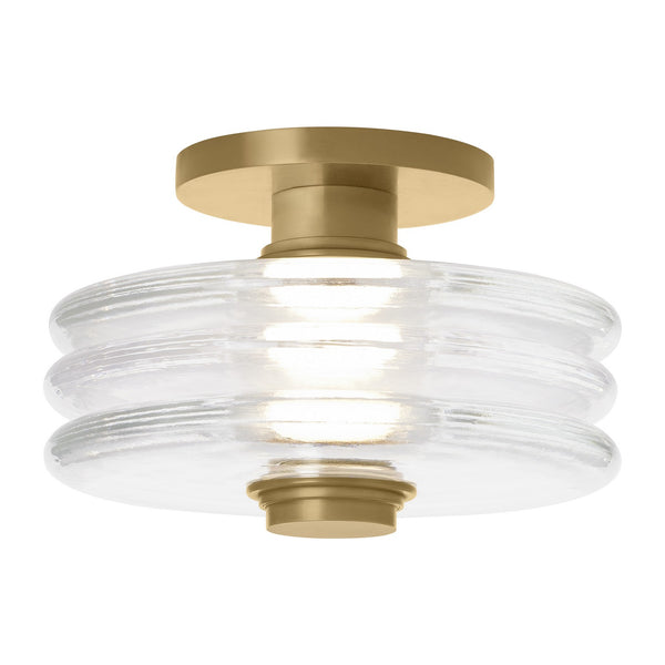Laurel Outdoor (Damp) Flush Mount Ceiling Light by Visual Comfort Modern