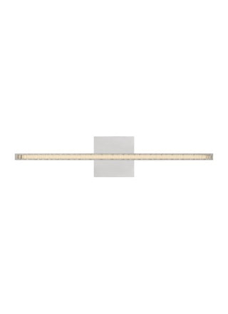 Buy polished-nickel-with-jagged-edge-crystal-glass-and-clear-shade Serre Vanity by Visual Comfort Modern