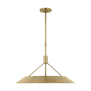 Buy natural-brass-and-brass-gold-shade Sospeso Outdoor (Damp) Pendant by Visual Comfort Modern