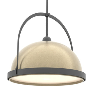 Buy black-and-brass-gold-shade Atlas Pendant by Hubbardton Forge