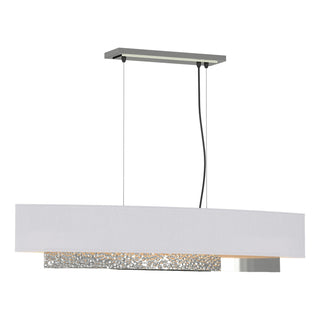 Buy sterling-with-natural-anna-shade-sf-glass-and-natural-cream-shade Oceanus Pendant by Hubbardton Forge