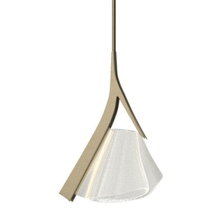 Buy soft-gold-and-clear-shade Mobius Pendant by Hubbardton Forge