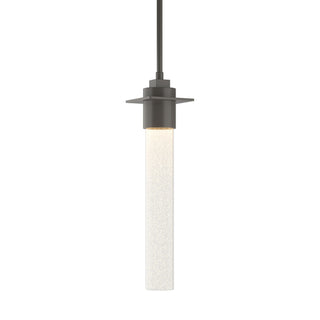 Buy dark-smoke-with-seeded-clear-glass-ii-glass-and-clear-seedy-shade Airis Mini Pendant by Hubbardton Forge