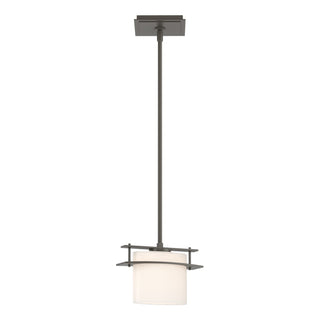 Buy dark-smoke-with-opal-glass-gg-glass-and-opal-shade Ellipse Mini Pendant by Hubbardton Forge