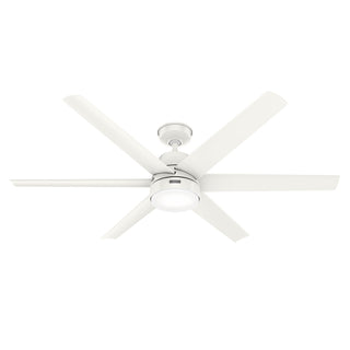 Buy fresh-white-finish-with-fresh-white-blades Skysail Ceiling Fan with Light by Hunter