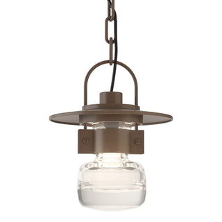 Buy coastal-bronze-with-clear-glass-zm-glass-and-clear-shade Mason Hanging Lanterns by Hubbardton Forge