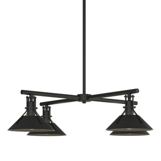 Buy coastal-black-and-black-shade Henry Pendant by Hubbardton Forge