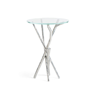 Buy sterling-with-glass-top-va-glass Brindille Accent Table by Hubbardton Forge