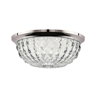 Buy polished-chrome-and-clear-shade Genoa Outdoor (Damp) Flush Mount Ceiling Light by Schonbek
