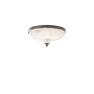 Buy antique-nickel Roma Outdoor (Damp) Flush Mount Ceiling Light by Schonbek