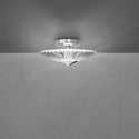 Origami Outdoor (Damp) Flush Mount Ceiling Light by Schonbek
