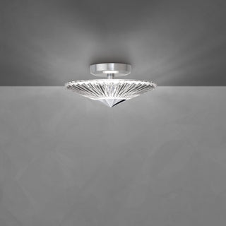 Buy polished-chrome Origami Outdoor (Damp) Flush Mount Ceiling Light by Schonbek