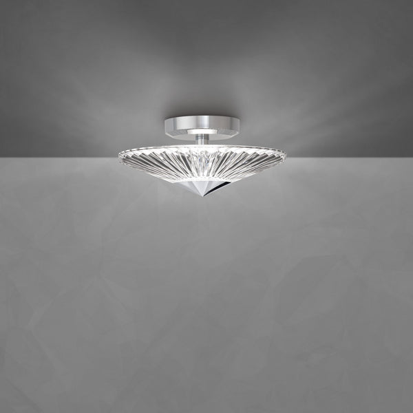 Origami Outdoor (Damp) Flush Mount Ceiling Light by Schonbek