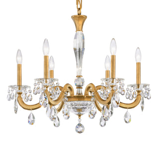 Buy heirloom-gold-and-clear-shade San Marco Outdoor (Damp) Chandelier by Schonbek