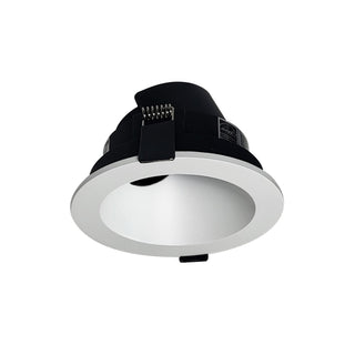 Buy matte-powder-white Rec Iolite Canless Outdoor (Damp) Adjustable Slot Trim by Nora Lighting