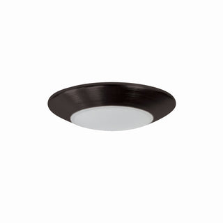 Buy bronze-and-white-shade Outdoor (Wet) Low Profile Ceiling Light by Nora Lighting