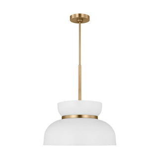 Buy matte-white Pemberton Outdoor (Damp) Pendant by Visual Comfort Studio