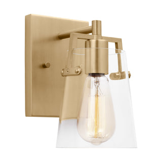 Buy satin-brass Crofton Outdoor (Damp) Sconce by Visual Comfort Studio
