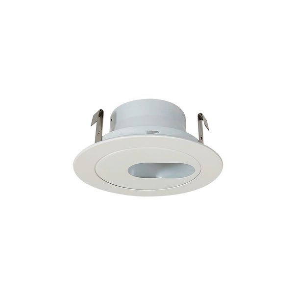 Rec Inc " Trim 4" Surface Adjustable Slot Aperture Trim W/ Metal Ring by Nora Lighting