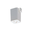 Track Syst & Comp- Cir Outdoor (Damp) Outlet Adaptor, 1 Or 2 Circuit Track, L-Style by Nora Lighting