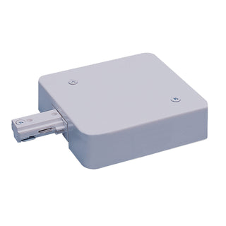 Buy silver Track Syst &amp; Comp- Cir Outdoor (Damp) T-Bar Live End Feed W/ Current Limiter, 1 Amps, 1 Circuit Track by Nora Lighting