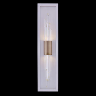 Buy brushed-champagne-gold-matte-white Lucca Esterno Outdoor (Wet) Wall Sconce by Allegri