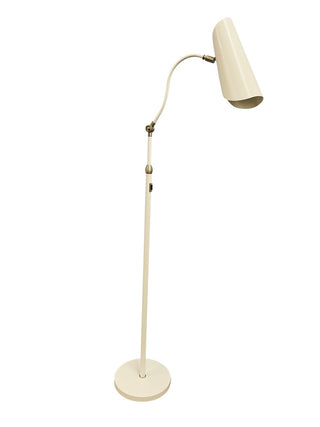 Buy white-satin-nickel-with-metal-glass Logan Floor Lamp by House of Troy
