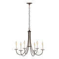 Simple Lines Chandelier by Hubbardton Forge