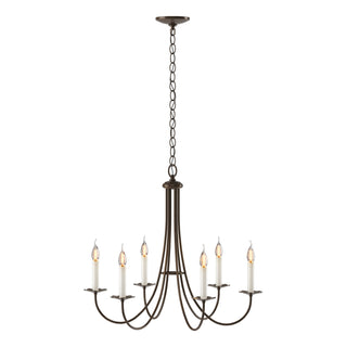 Simple Lines Chandelier by Hubbardton Forge