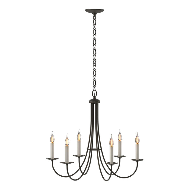 Simple Lines Chandelier by Hubbardton Forge