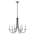 Simple Lines Chandelier by Hubbardton Forge