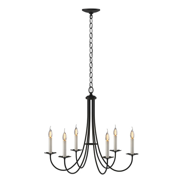 Simple Lines Chandelier by Hubbardton Forge
