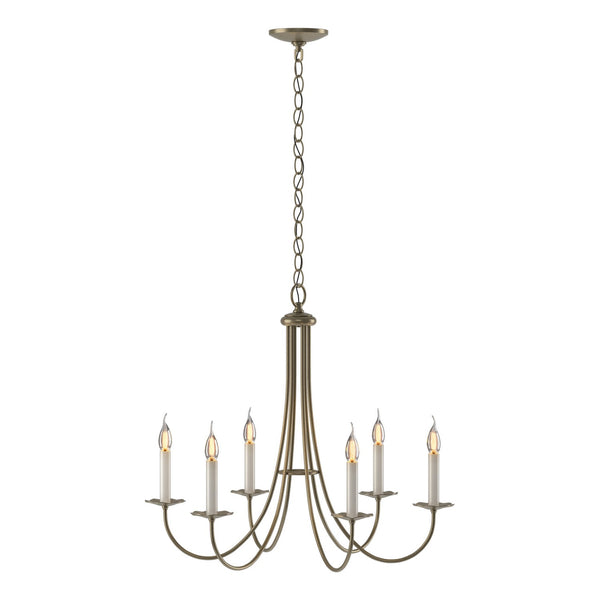 Simple Lines Chandelier by Hubbardton Forge