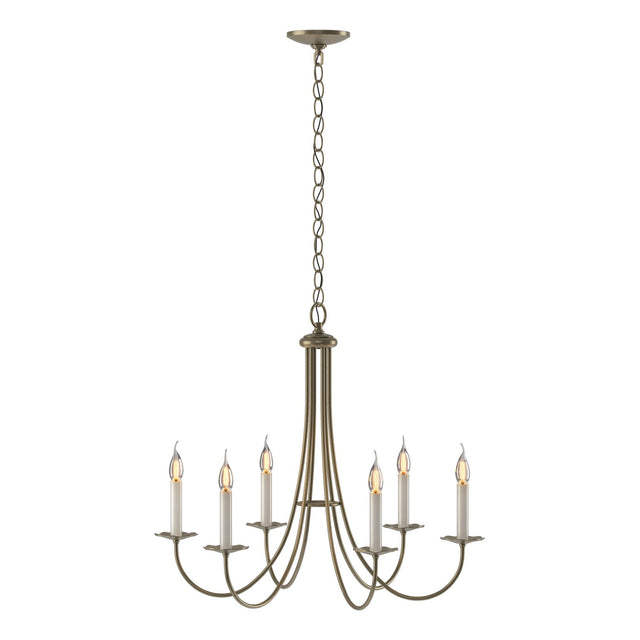 Simple Lines Chandelier by Hubbardton Forge