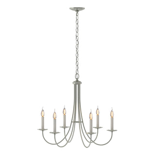 Buy sterling Simple Lines Chandelier by Hubbardton Forge