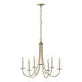 Simple Lines Chandelier by Hubbardton Forge